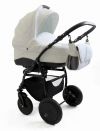 Детская универсальная коляска Slaro Indigo S, 2 в 1, коляска люлька, коляска из эко-кожи, кожаная коляска, коляска на передних поворотных колесах, коляска для новорожденных, производство Польша 